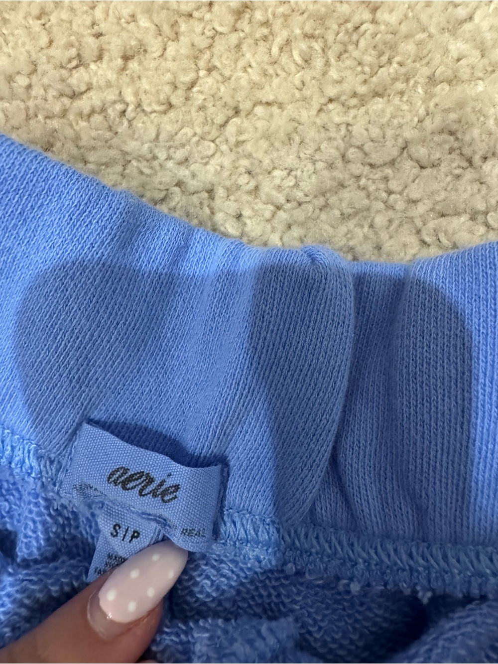 aerie Blue Knit Women's Lounge Shorts